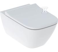 Wall Hung Toilet Set Geberit Smyle with toilet seat 355x375x540mm White 500683002