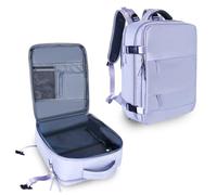 SMYDM Travel Laptop Backpack 42x31x17cm, Water-Resistant Daypack for Men with USB Port, Shoe Compartment, and Wet/Dry Separation for Business Travel