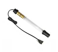 SMYH Aquarium Uv Sterilizer Double Tube Submersible Light Waterproof Uv Germicidal Lamp with Timer Fish Pond Water Grass Pool Cleaner (220V 60w)