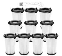 Smyidel Vacuum Filter for AEG Ergorapido CX7/CX7-2/AEF150, Pack of 10, Compatible with AEG HX6 & Electrolux Models, Reusable & Washable, PET Material