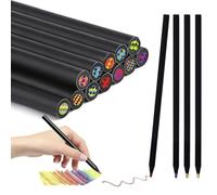 SMYJDMM Rainbow Pencils, 12 Pcs Colouring Pencils, 7 in 1 Rainbow Colouring Pencils for Kids Girls Boys Adults Teenagers Children on Birthday Arts and Crafts for Kids Colouring Pencils Set