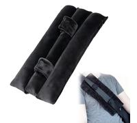 SMYJDMM Seat Belt Pillow for Mastectomy Post-Surgery, Pacemaker Seatbelt Protection, Heart Surgery Recovery Support Cushion Pad Great Gifts for Breast Cancer Women (Black)