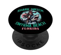 Smyrna Beach, Florida s Shark Watch s Funny Pirate PopSockets Adhesive PopGrip