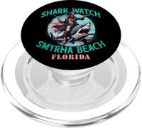 Smyrna Beach, Florida s Shark Watch s Funny Pirate PopSockets PopGrip for MagSafe