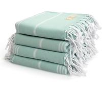 SMYRNA TURKISH COTTON Classical Series Original Turkish Beach Towel | Prewashed, 37 x 71 Inches | Peshtemal and Turkish Bath Towel for SPA, Beach, Pool, Gym and Bathroom