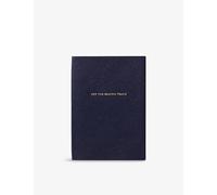Smythson Smythson Off The Beaten Track Soho Leather Travel Journal 19.6cm x 14.3cm Navy