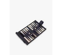 Smythson Smythson Panama Leather Backgammon Roll Navy