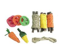 SMYTJSYC Pet Rabbit Guinea Pig Dragon Cat Fun Toy Hamster Rabbit Rabbit Tooth Grinding Set Pet Tooth-Multi