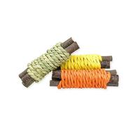 SMYTJSYC Rabbit Toy Hamster Chewing Toy Set Pet Mouse Grinding Teeth Care Wooden Toy Pet Rabbit-One Set
