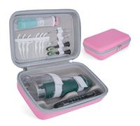 SMYV Water Flosser Travel Case, Portable Oral Irrigator Organizer, Sturdy Carrying Storage Holder for Flosser, Electric Toothbrush, Toothpaste and Irrigator Accessories (Case Only) - Pink