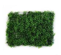 SMZhomeone 1 Pack Artificial Grass Panel Fake Lawn Green Wall Plastic Simulation Plant for Home Hotel Living Room Cafe Decoration 40x60cm Green(2#)