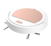 SMZhomeone 1 Pack Robot Vacuum Cleaner USB Powered 1800Pa Suction Smart Mop Sweeper for Home Office Cleaning White PP 32x32x65cm
