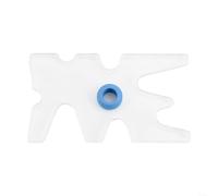 SMZhomeone 1 X Billiard Cue Rest Bridge Head For Pool Snooker Table, 7 Position Adjustable Acrylic Rack With Rubber Grommets, Transparent Mechanical(blue)