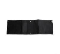 SMZhomeone 1x 7 Pocket Vertical Garden Bag Felt Wall Hanging Plant Grow Pouch for Flowers Herbs Small Space Balcony Patio Gardening Green 30x107cm(black)