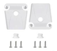 SMZhomeone 2-Pack Cooler Replacement Latch Kit 24013 for Igloo 50-165 Qt Heavy Duty Plastic White Secure Closure Easy Install Outdoor Camping(2PCS)