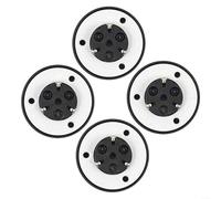 SMZhomeone 2 Pack Spindle Hub CD Holder Replacement for PS1 and for PSX Console Motor Cover Turntable Part Black Plastic Stable Playback Repair Kit(4PCS)