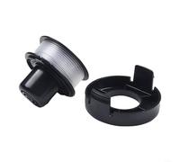 SMZhomeone 2 Pack String Trimmer Spool and Bump Cap for Black & Decker GL250 GL310 GL360, ABS Nylon Replacement Parts for Garden Lawn Care Green