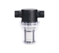 SMZhomeone 2 Pack Water Filter 80 Mesh 304 Stainless Screen Twist-On Pipe Strainer for IBC Tank Garden Hose Irrigation System Outdoor Yard Use Black(3/4in outer thread)