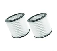 SMZhomeone 2 Packs 90304 HEPA Filter Replacement for, Washable Reusable PET Paper, Efficient Dust Capture for Home Workshop Cleaning, White(2PCS)