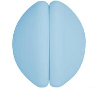 SMZhomeone 2 Pairs Heavy Duty Silicone Coated Shower Curtain Magnets with Strong Windproof Grip for Bathroom Stability Anti-Rust Black Blue White Pink(Blue)