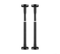 SMZhomeone 2 Pcs Adjustable Undermount Sink Support 50-80cm Heavy Duty Stainless Steel Brackets No Drill Installation For Kitchen Bathroom Renovation Silver(black-gold)