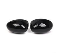 SMZhomeone 2 Rearview Mirror Housing for BMW for mini Cooper R50 R51 R52 R53 2000-2008, Black Carbon Pattern ABS Shell Direct Fit Replacement Car Exterior Upgrade(Black)