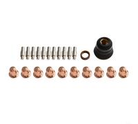 SMZhomeone 22pcs Welding Accessories S45 CUT55 PT-40 PT40 IPT-40 PT-60 PT60 PTM-60 For IPT-60 Plasma Torch Cutter with 10 Electrodes 10 Electric nozzle