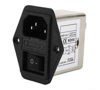 SMZhomeone 230V For EMI Power Input Filter with Fuse CW2B for Audio Communication and Small Electronic Devices, Anti Module for Industry (CW2B-10A)
