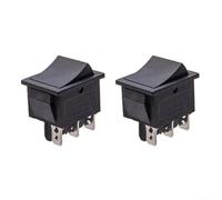 SMZhomeone 2Pcs 6-24V Kids Electric Car Throttle Switch 10A Auto Reset Pedal Control Forward Reverse Ride-On Toy Replacement Part Black Plastic 2/3/6 Pin(3PIN)