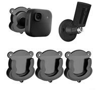SMZhomeone 3 Pack Camera Mount Bracket For Blink Outdoor 4 And 2K+ Weatherproof Wall Mount With Adjustable Angle Design, Black