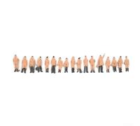 SMZhomeone 300pcs Miniature HO Scale 1:87 Painted Figures Model People for Train Layout Architectural Diorama