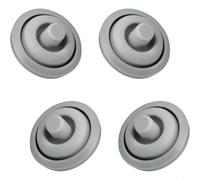 SMZhomeone 4 Pack Pressure Indicator Gasket Set for WMF Perfect Plus, Silicone Washer W6093109502, Grey Sealing Ring for Safe Cooking, Kitchen Replacement