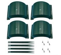 SMZhomeone 4 Pcs PP Sprinkler Head Covers For Lawn Sprinkler Systems To Resist UV Degradation And Withstand Daily Environmental Exposure(Green)