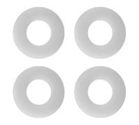 SMZhomeone 4pcs Silicone Sealing Gasket for Geberit 2-Inch Drain Valve, Leak-Proof White Washer Replace 816418001 for Home Bathroom Repair