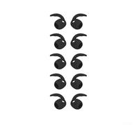 SMZhomeone 5 Pairs Ear Hooks For Samsung for GALAXY Buds 4 And 4 Pro, Silicone Ear Tips Anti-Slip Soft Earhooks,Secure Wingtip Covers For Running, Workouts Wear(Black)
