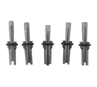 SMZhomeone 5 Set Plug Wedges Feather Shims 5/8 Inch Rock Stone Splitter Hand Tools 18Mm Rock Stone Splitting Hand Tools