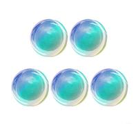 SMZhomeone 5pcs Pickleball Paddle Butt End Cover Sticker Luminous Green PVC Shock Absorb DIY Racket Handle Protection 30mm for Night Play Training(green)