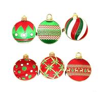 SMZhomeone 6pcs Christmas Napkin Rings Set with Festive Tree Design, Red and Green Alloy Holders for Elegant Holiday Table Decor, Perfect for Christmas Dinner and Family Gatherings