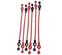 SMZhomeone 6Pcs Electric Bicycle Battery Cables Thickened PVC Copper High Temp Resistant Flexible Wiring for Ebike Golf Car Motorcycle Speaker Orange Red 25cm(2.5 square red)