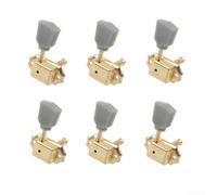 SMZhomeone 6Pcs Guitar Tuners Machine Heads Guitar Locking String Tuning Pegs Guitar Deluxe Tuning Pegs Tuners Machine Heads for Gibson Les Paul 3L+3R(Gold)
