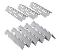 SMZhomeone 8-Piece Stainless Steel For Flavorizer Bar And Heat Reflector Set For Weber For Genesis II For LX 300 Series Grills, Compatible With E-310/E-330/E-335/S-330/S-335