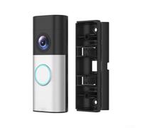 SMZhomeone Adjustable Video Doorbell Mount For Ring Wired Doorbell Pro Customizable Angle ABS Weather-Resistant Low-Profile Wedge Kit Door Camera Bracket