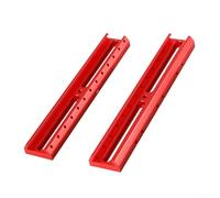 SMZhomeone Astronomy Telescope Finderscope Base Dovetail Plate, Adjustable Extension Rail Aluminium Alloy Mount For Guide Scope Or Finder Scope Installation, Red, 150Mm(260mm)