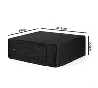 SMZhomeone Audio Equipment Protective Cover Nylon Dust Cover For Sony STR-DN1080 STRDH550 Receivers Black Protective Case 22X15x6CM