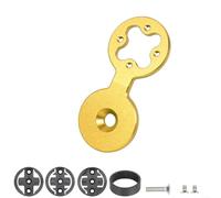 SMZhomeone Bicycle Computer Mount Headset Top Cap Holder for Garmin Edge for WAHOO for BRYTON Road Bike Cycling Accessories Aluminum Alloy Black 70x30mm(Golden)