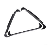 SMZhomeone Billiard Ball Rack Dual Purpose Billiard Ball Rack For 8 Ball Triangle And 9 Ball Diamond Games Plastic Design