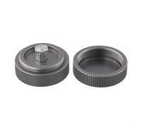 SMZhomeone Coffee Distributor with Gravity Adaptive Technology for Even Grounds Distribution, Stainless Steel Espresso Tool in Grey 51/53/5835mm Sizes for Home Baristas and(58.35mm)