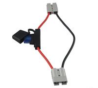 SMZhomeone Connector Power Cable 50A 30Cm 8AWG Power Cable With 50AMP Maxi Fuse Connector High Efficiency Safety Protection