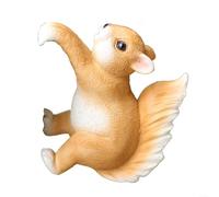 SMZhomeone Creative Squirrel Hanging Ornament Resin Garden Figurine Indoor Outdoor Decorative Animal Statue For Tree Fence Balcony Patio(squirrel)