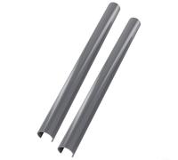 SMZhomeone For BMW Front Grille Support Bar V Wrap 2 Pieces For F30 F31 F32 For F33 F34 F35 Heat Resistant ABS Plastic Grill Trim Strips(Gray)